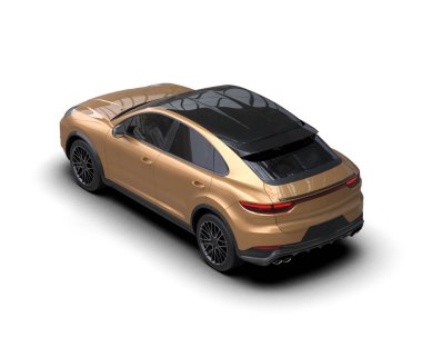 Arka planda modern lüks araba. 3d oluşturma