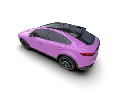 mor lüks araba - arka plan