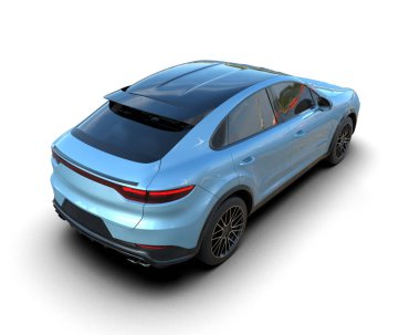 Daha az genel bir konsept arabanın 3 boyutlu çizimi