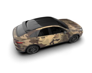 modern araba 3D görüntüleme