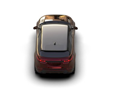 araba beyazda izole edildi.