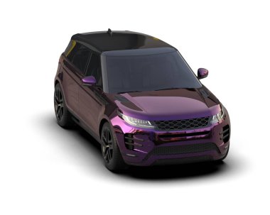 SUV arabası. 3d oluşturma