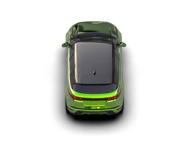 modern yeşil araba - arka plan