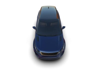 beyaz arka planda modern araba.