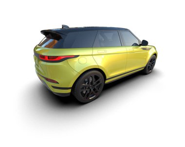 modern SUV - car - 3D illüstrasyon