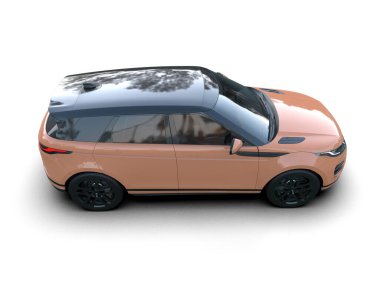 Daha az genel bir konsept arabanın 3 boyutlu çizimi