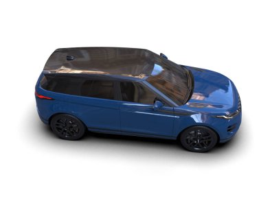 3 boyutlu lüks bir araba.