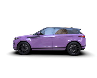 mor lüks araba - arka plan