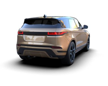 araba beyazda izole edildi