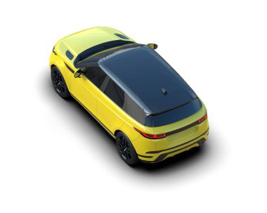 3D canlandırma araba konsepti