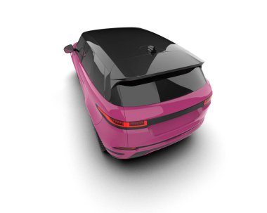 Daha az genel bir konsept arabanın 3 boyutlu çizimi