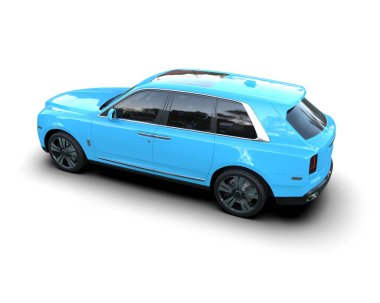 mavi spor araba - arka plan