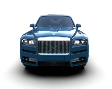 koyu mavi modern araba - arka plan