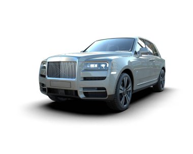 Lüks modern araba - 3D render