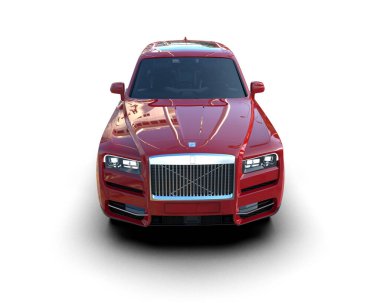 kırmızı modern araba - lüks araba konsepti