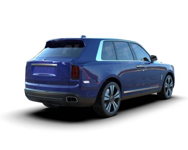 Beyaz arkaplandaki araba