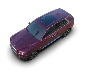 Bir arabanın 3 cg görüntüsü