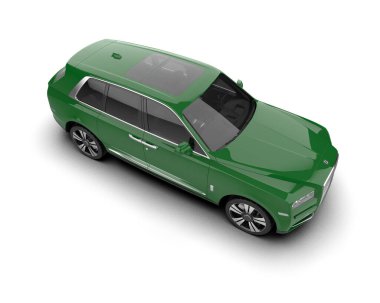 araba beyazda izole edildi