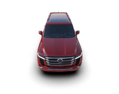 Lüks araba beyaz zemin üzerine