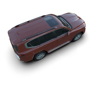 3 boyutlu bir araba.