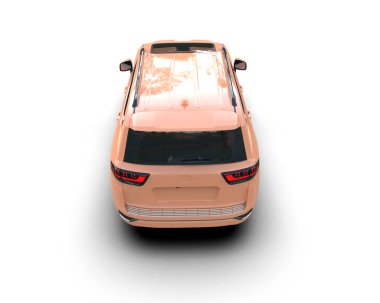 Gri arka planda lüks, modern spor araba.