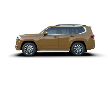 beyaz arkaplandaki araba.