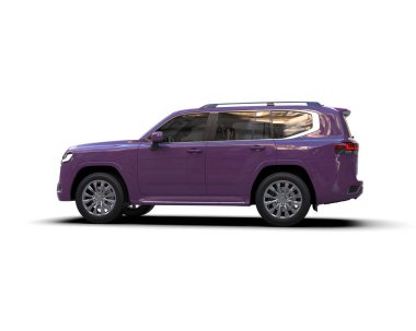 Beyaz arka planda bir araba. yüksek çözünürlük.