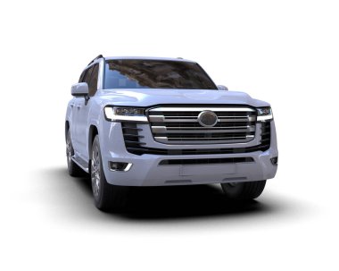 Gri arka planda modern lüks araba