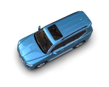 modern otomobil arka planda izole edildi