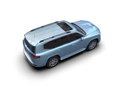 Mavi modern cip. 3d illüstrasyon.