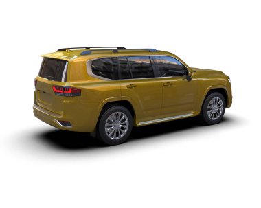 Daha az genel bir konsept arabanın 3 boyutlu çizimi