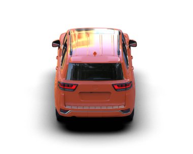 Daha az genel bir konsept arabanın 3 boyutlu çizimi