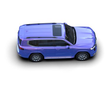 beyaz arka planda modern araba.