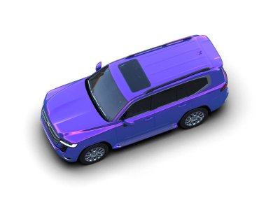 Pembe cip beyaz arka planda izole edilmiş. 3d oluşturma.