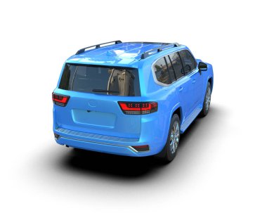 mavi modern lüks araba