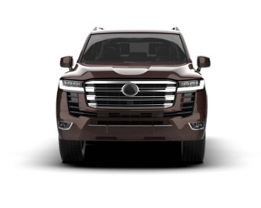 Beyaz stüdyo arka planında izole edilmiş daha az kamyonet markası.