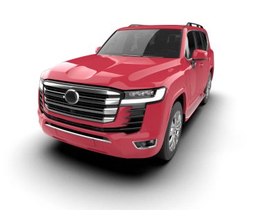 modern lüks SUV arabası - 3 boyutlu