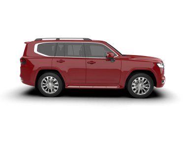 3 boyutlu araba beyaz renkte.