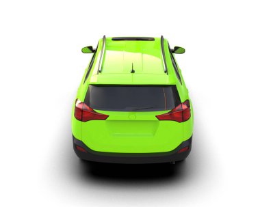 yeşil modern araba - arka plan