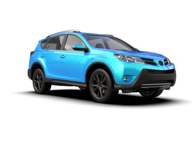 kompakt mavi geçiş aracı.