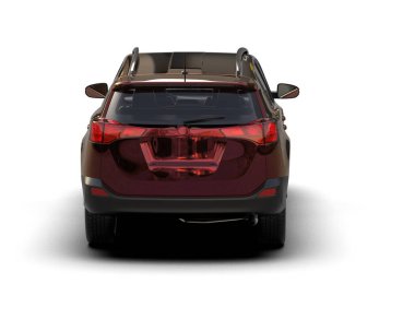 black suv car on white background