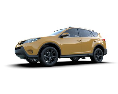 Modern lüks cip - ön manzara. 3d oluşturma