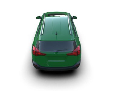 modern yeşil spor araba - arka plan