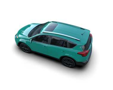 Modern bir arabanın 3 boyutlu çizimi