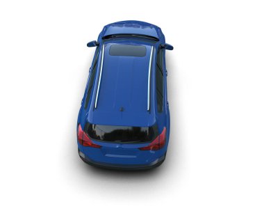modern elektrikli araba - 3D render