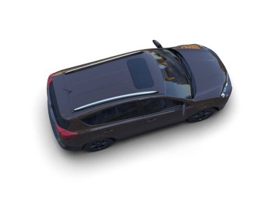 Siyah arkaplandaki araba