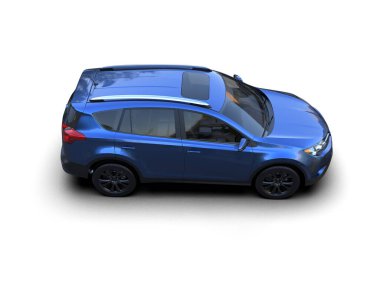 Beyaz arkaplandaki araba