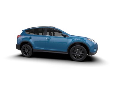 mavi SUV - yan görünüm