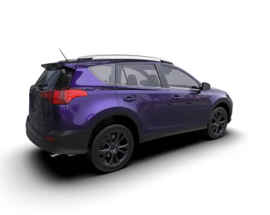 modern kompakt araba - arka görünüm