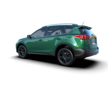 modern kompakt SUV arabası - arka görünüm